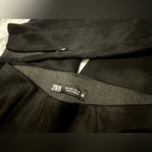 ZARA suede pants
